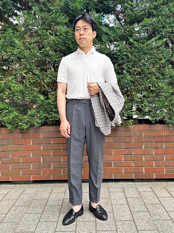 ポロシャツで楽しむカジュアルスタイル