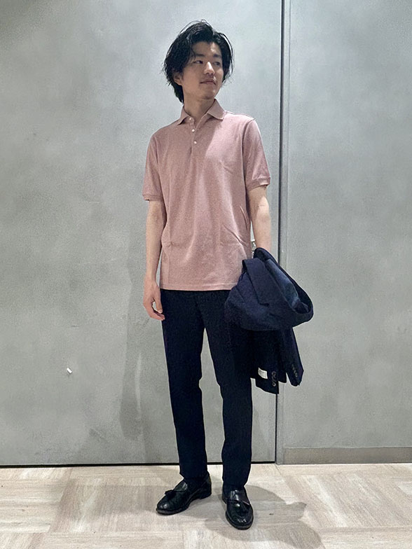 ピンク×ネイビー