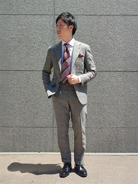 暖かみのあるクラシックなグレンチェック