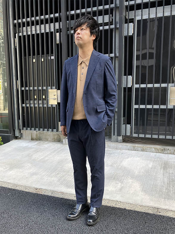 見た目も着心地も申し分ない1着