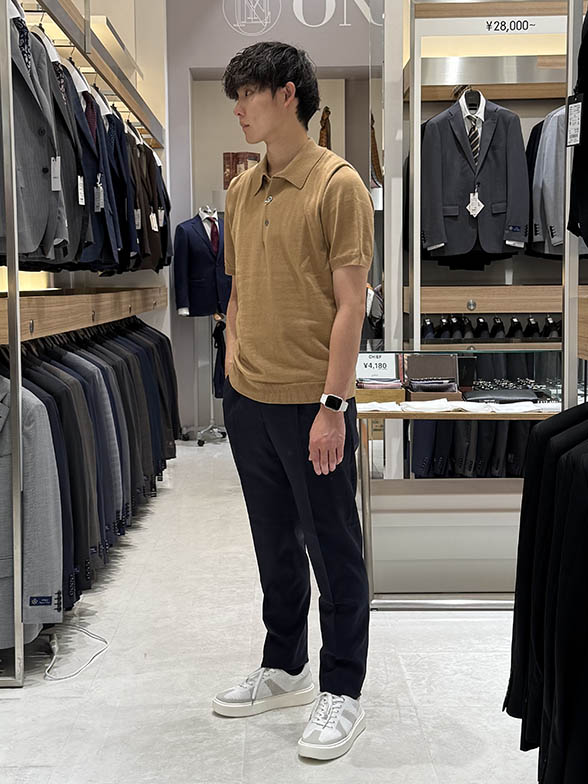 ネイビーセットアップ