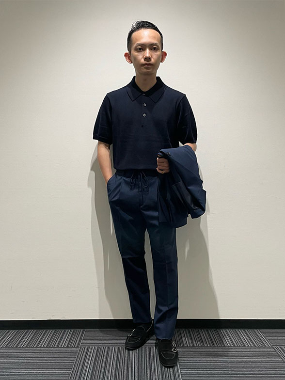 秋を先取りしたコーディネート