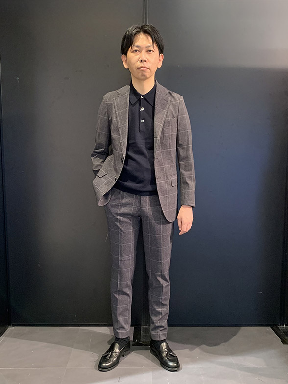 リラックス感のあるポロシャツ