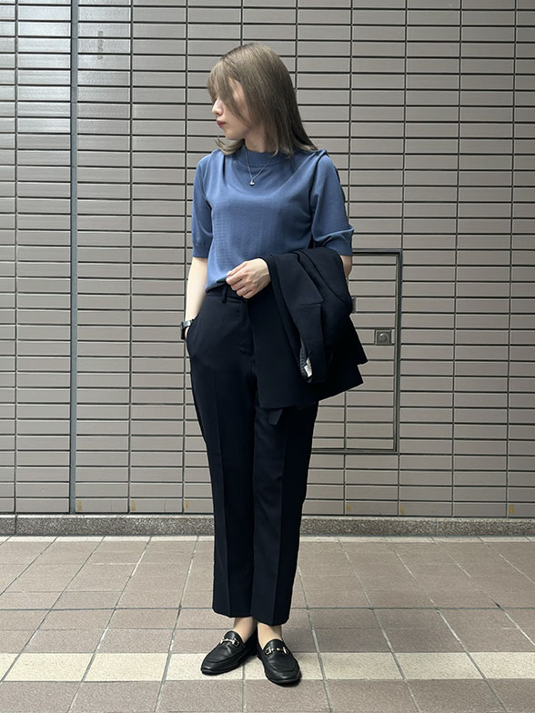 夏も涼しいウォッシャブルニット