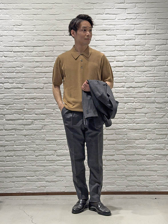ポロシャツと合わせビジネスカジュアル