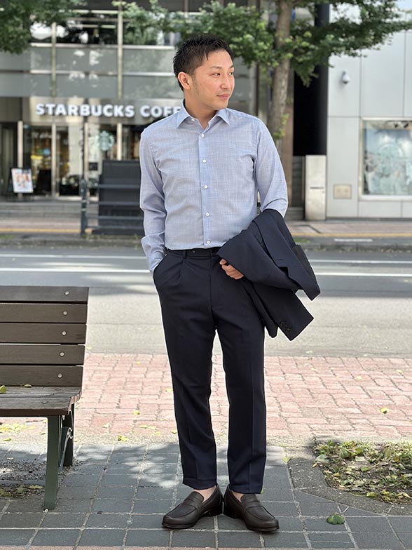 オンオフ問わず活躍するセットアップ