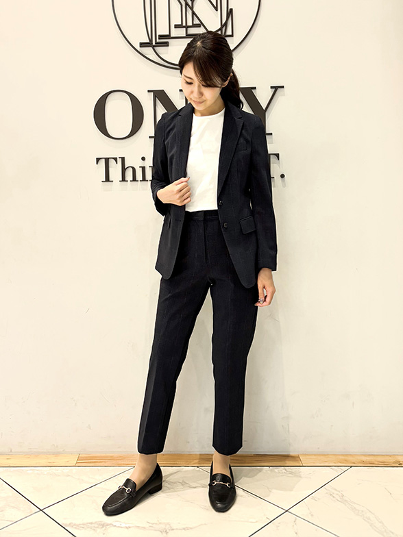 さりげないチェック柄が魅力的