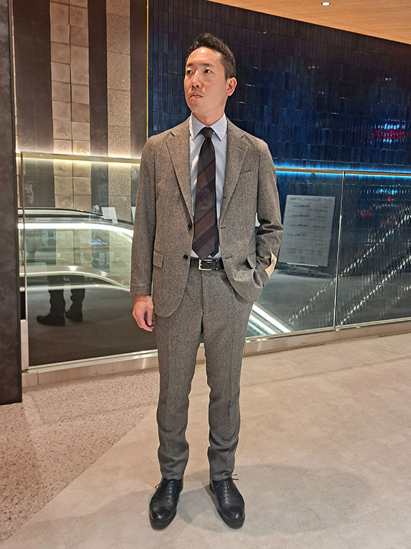 ふんわりとした肌触りと軽やかな着心地