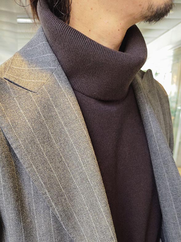 ウール100％で快適な通勤スタイル