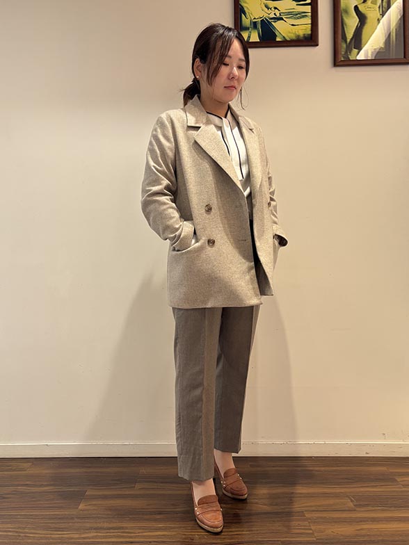 ふんわりとした柔らかな素材感