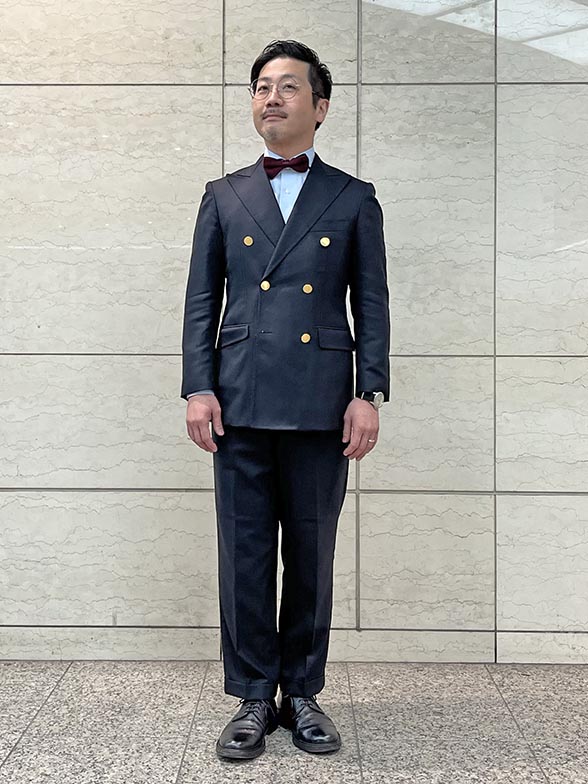 極の生地で仕立てる、特別な一着