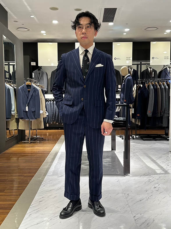 洗練ネイビーストライプ