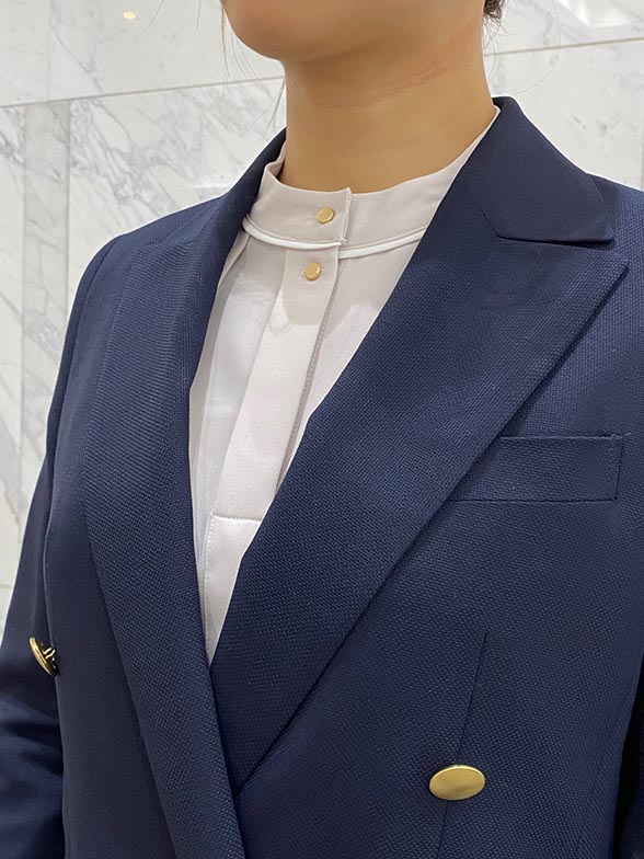 ダブル仕立てでつくる旬顔ジャケット