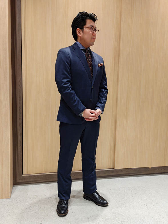 高見えセットアップコーデ