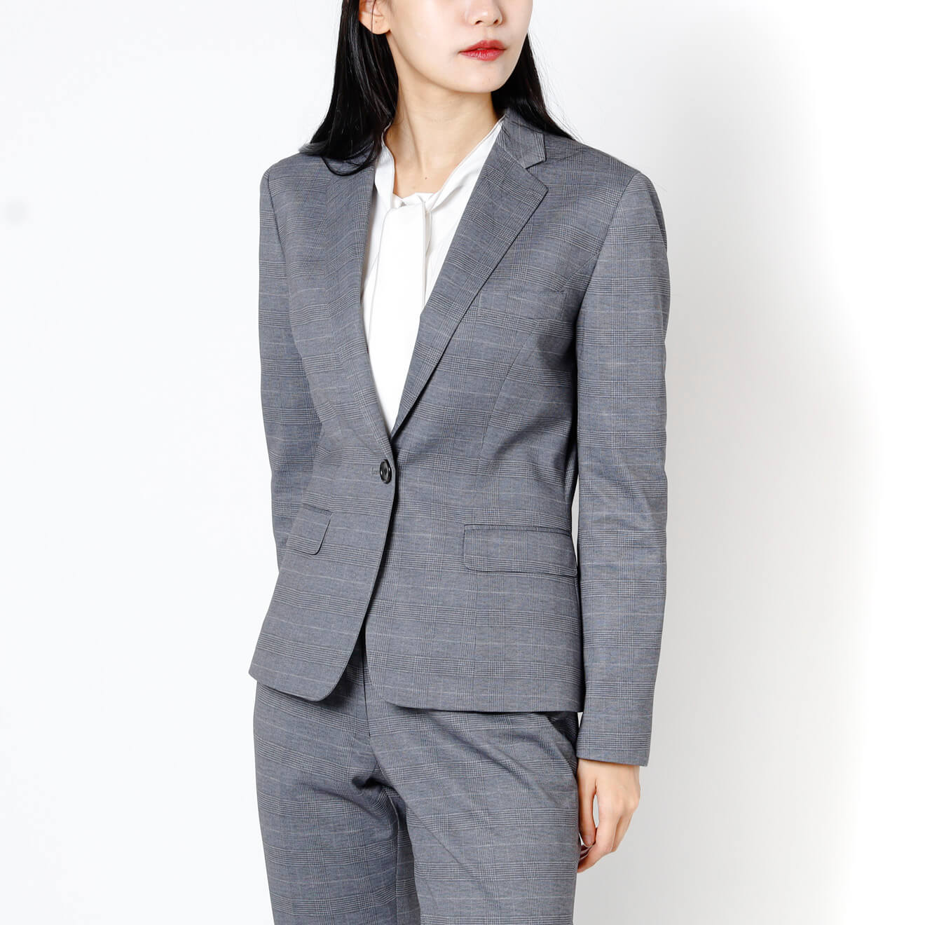 トラベラージャージー / ジャケット グレーチェック