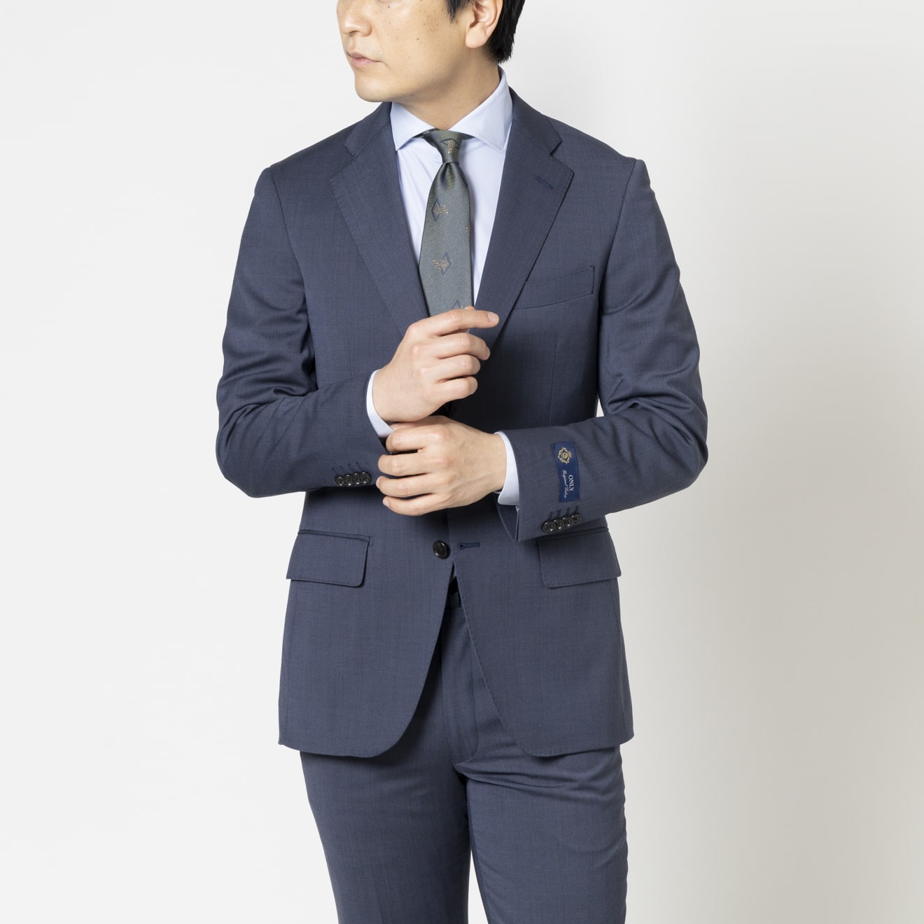 トラベラー / プラスパンツセット ブルー無地