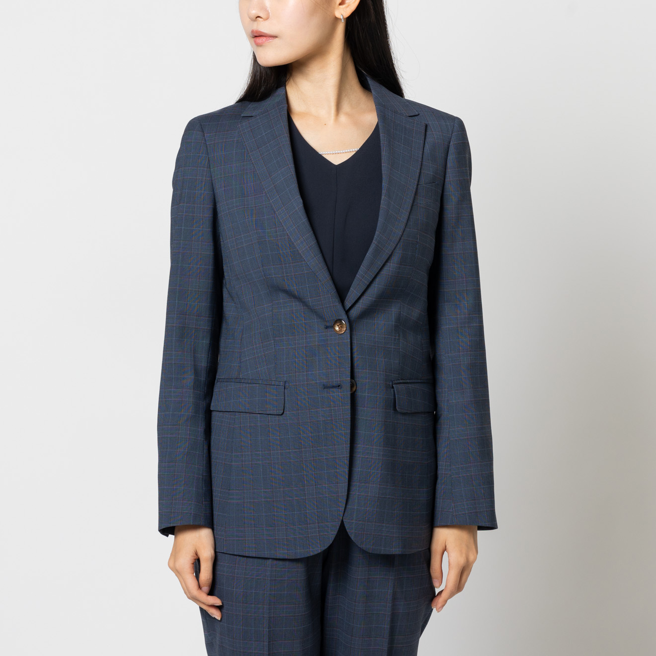 オリベイラ社 ジャケット ブルーチェック